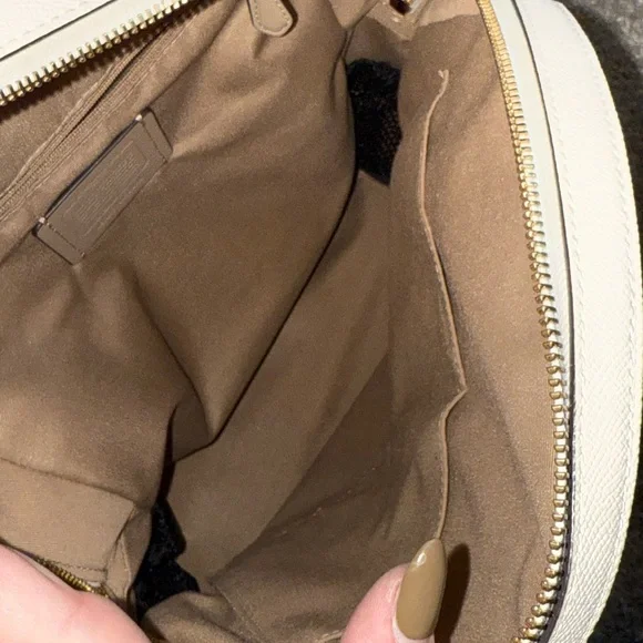 Coach Monogram Backpack in Brown and Cream - Picture 11 of 13